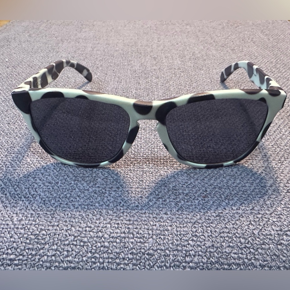 Oakley 2010’s Black and White polka dot Frogskin sunglasses